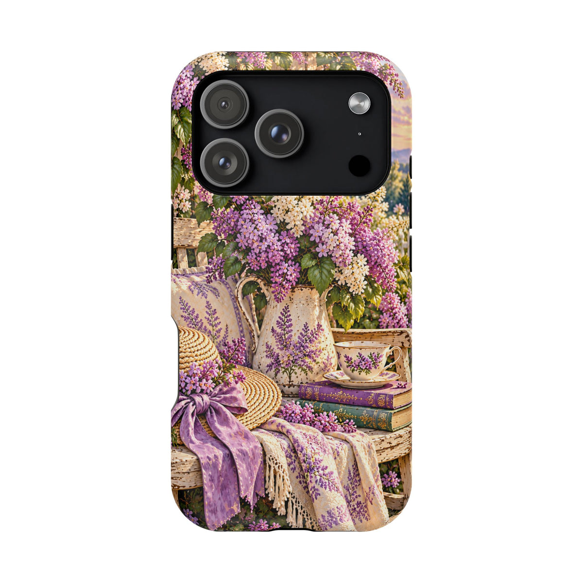 Lavender Cottage Garden Magnetic Phone Case