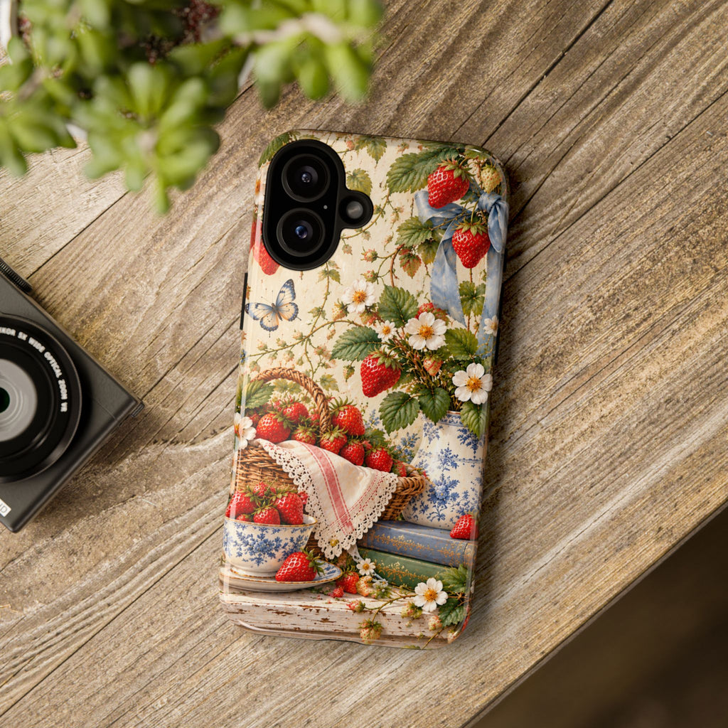 Strawberry Cottage Garden Phone Case