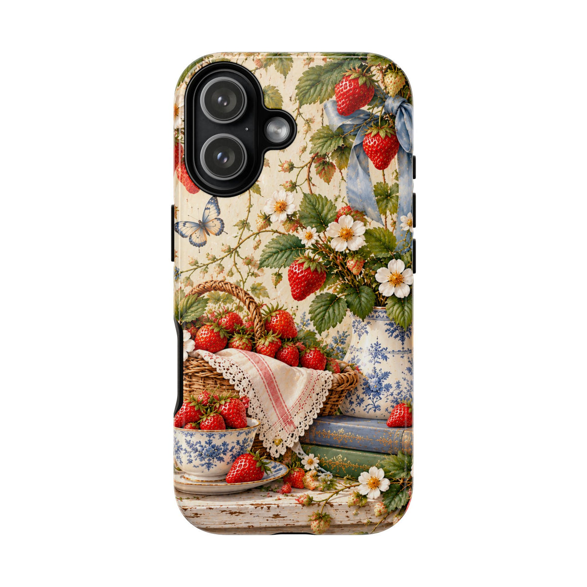 Strawberry Cottage Garden Phone Case
