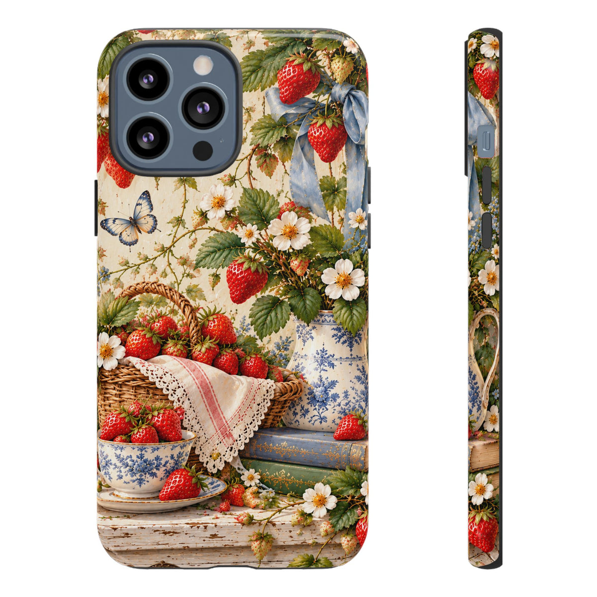Strawberry Cottage Garden Phone Case