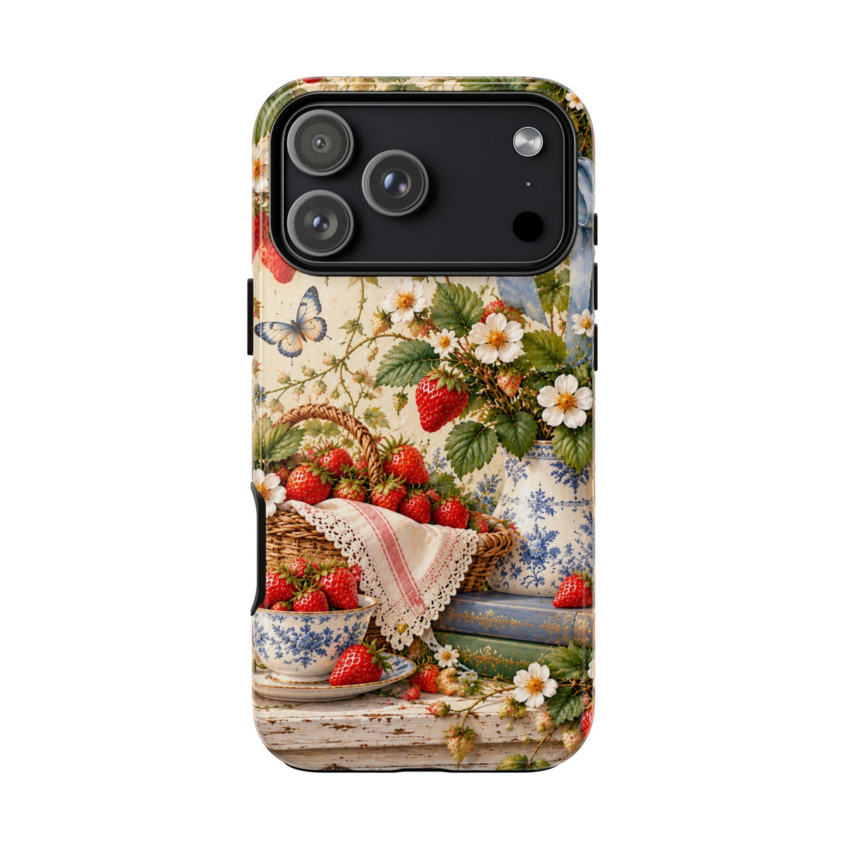 Strawberry Cottage Garden Phone Case