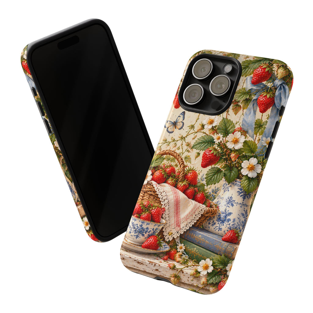 Strawberry Cottage Garden Phone Case