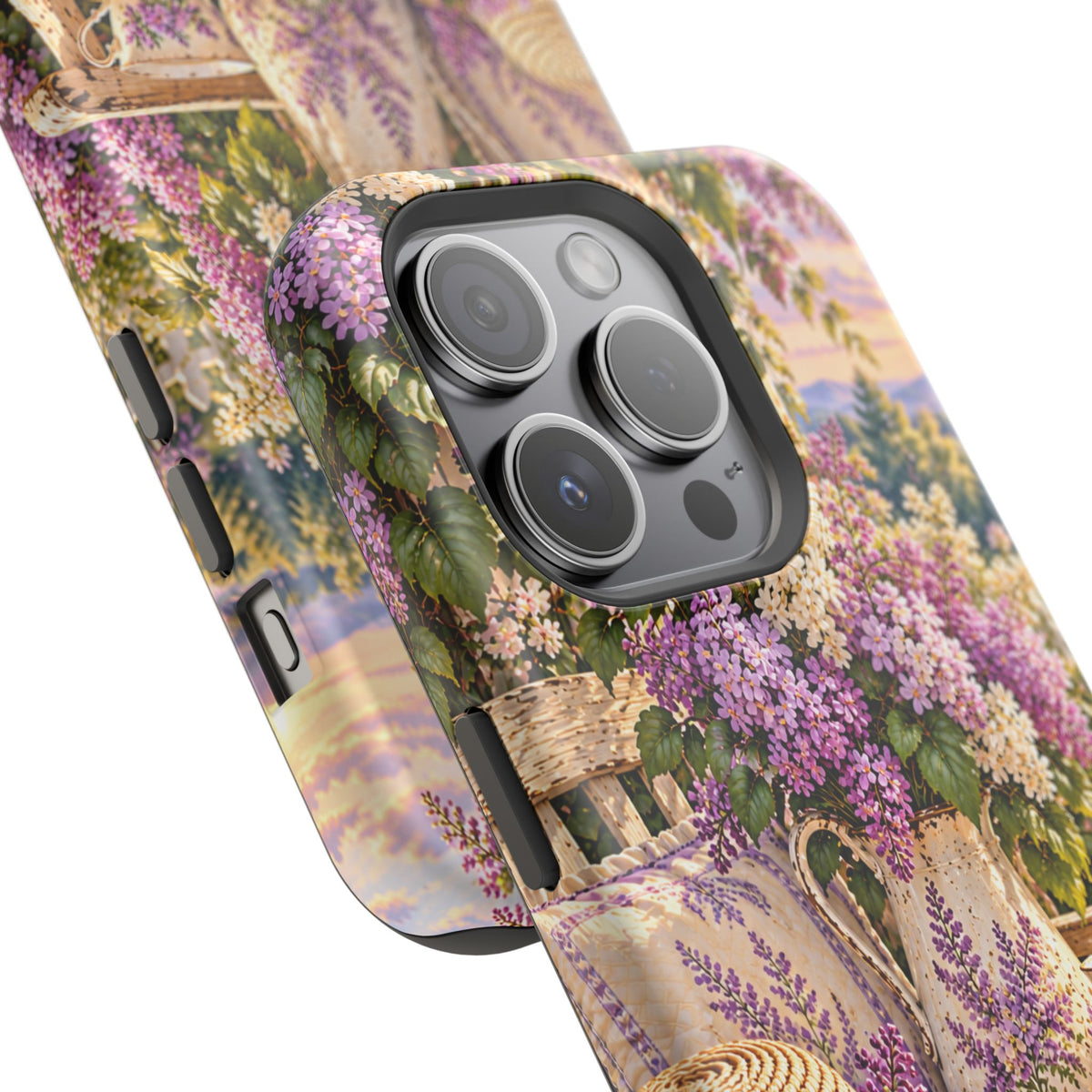 Lavender Cottage Garden Magnetic Phone Case