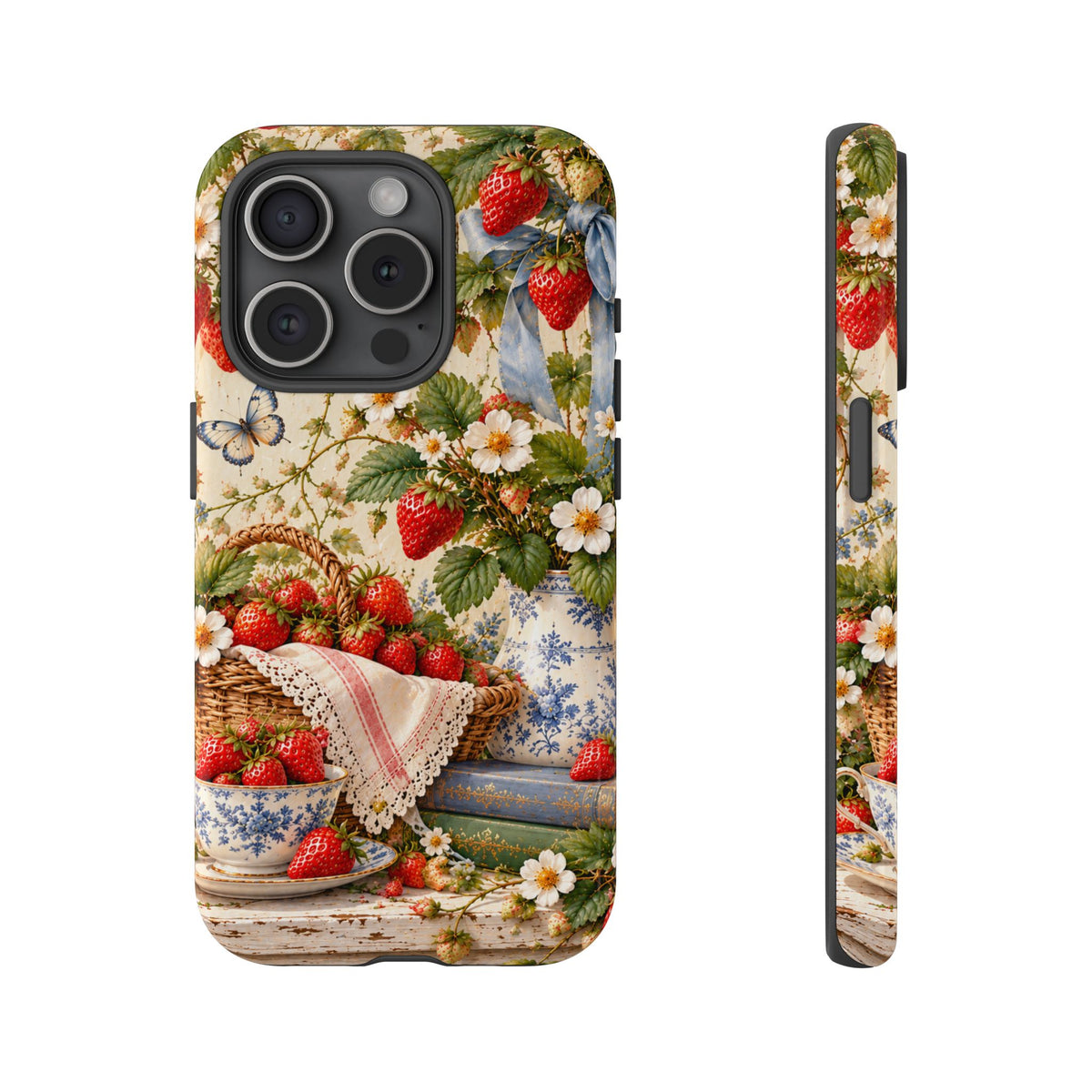 Strawberry Cottage Garden Phone Case