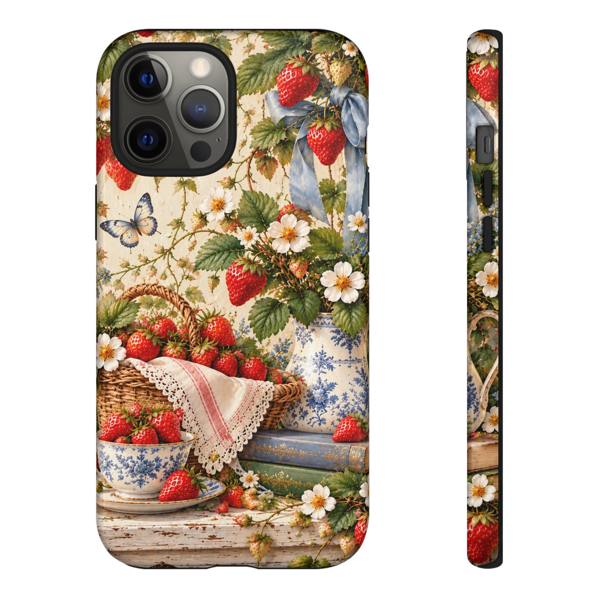 Strawberry Cottage Garden Phone Case
