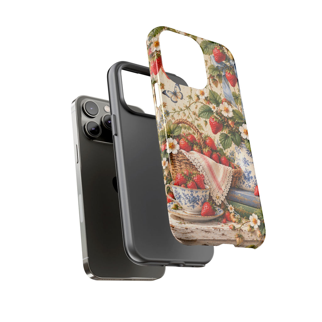 Strawberry Cottage Garden Phone Case
