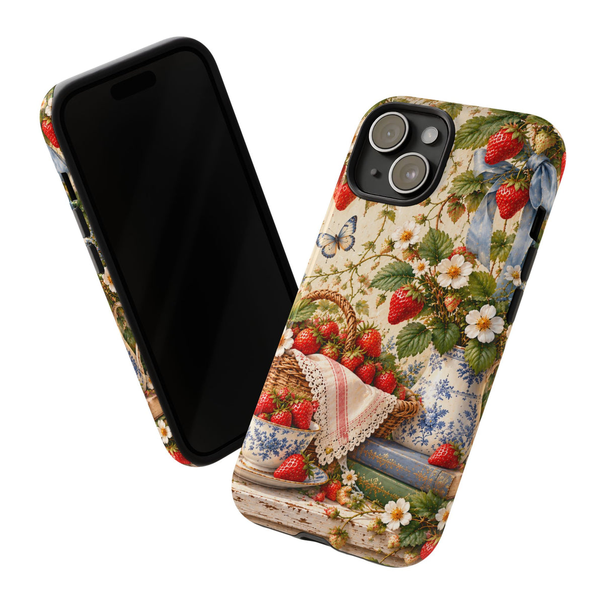 Strawberry Cottage Garden Phone Case