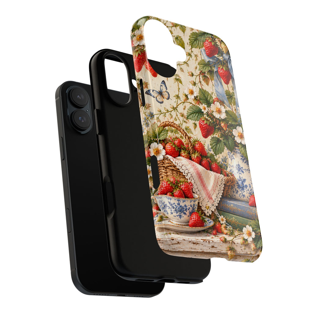 Strawberry Cottage Garden Phone Case