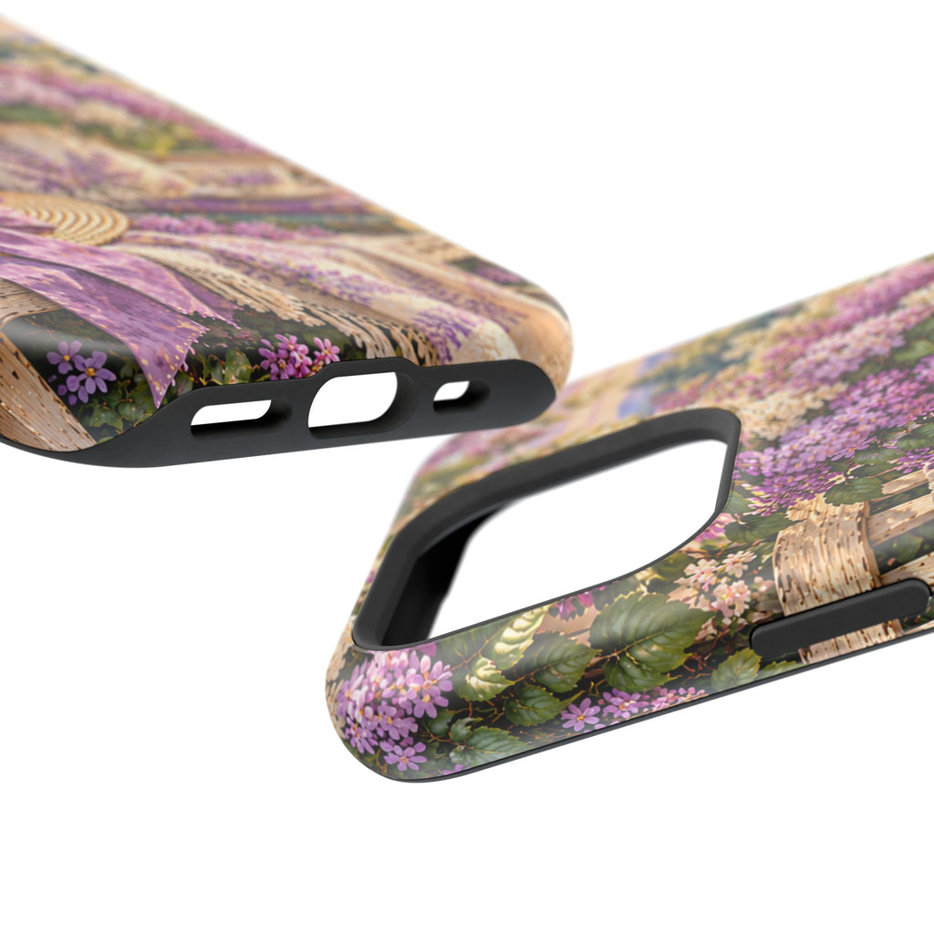 Lavender Cottage Garden Magnetic Phone Case