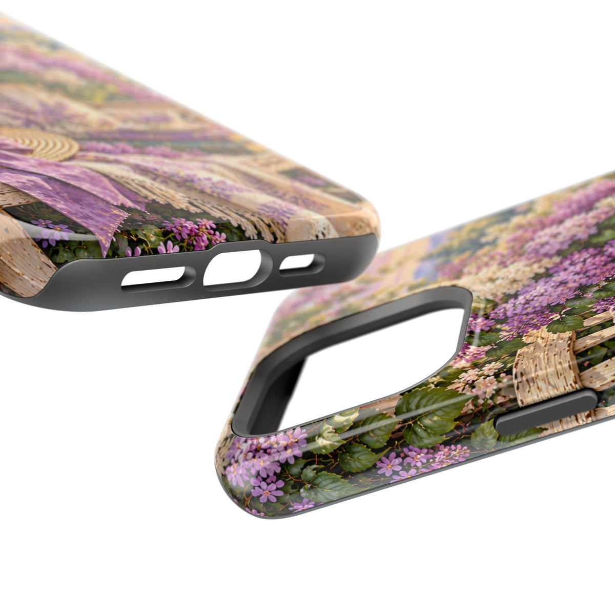 Lavender Cottage Garden Magnetic Phone Case