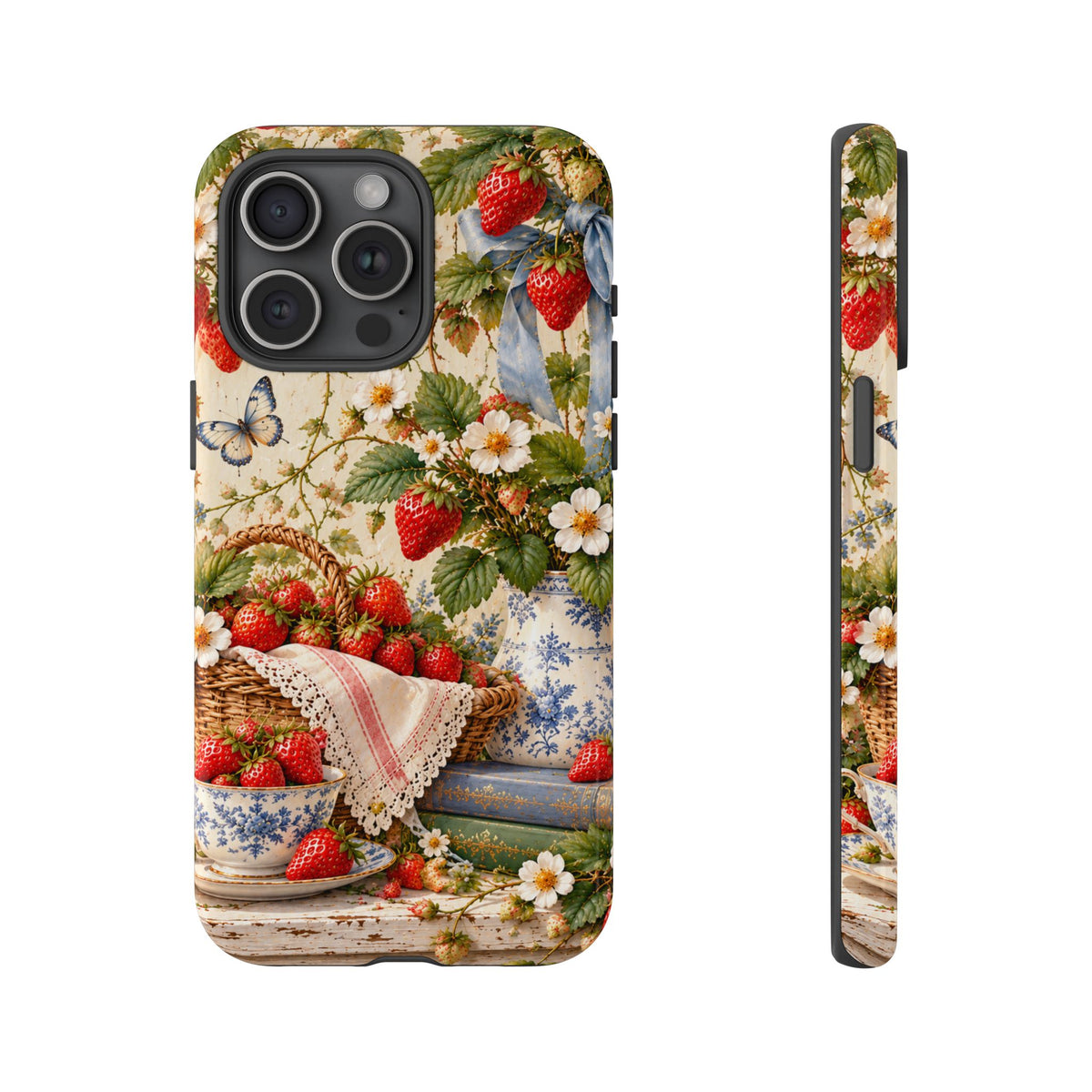 Strawberry Cottage Garden Phone Case