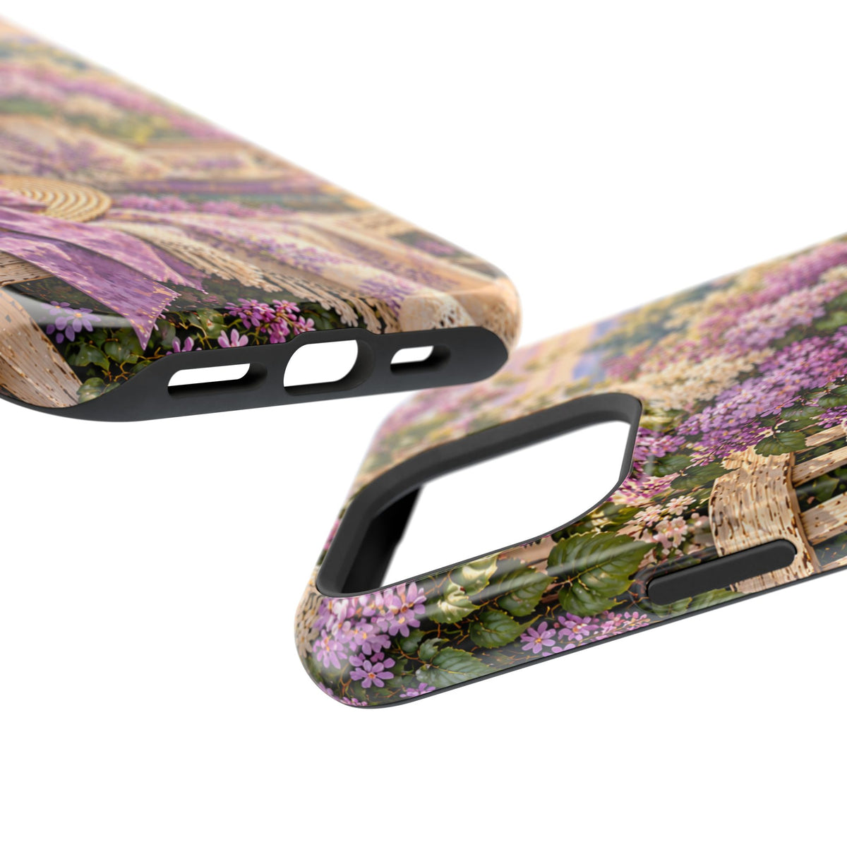 Lavender Cottage Garden Magnetic Phone Case