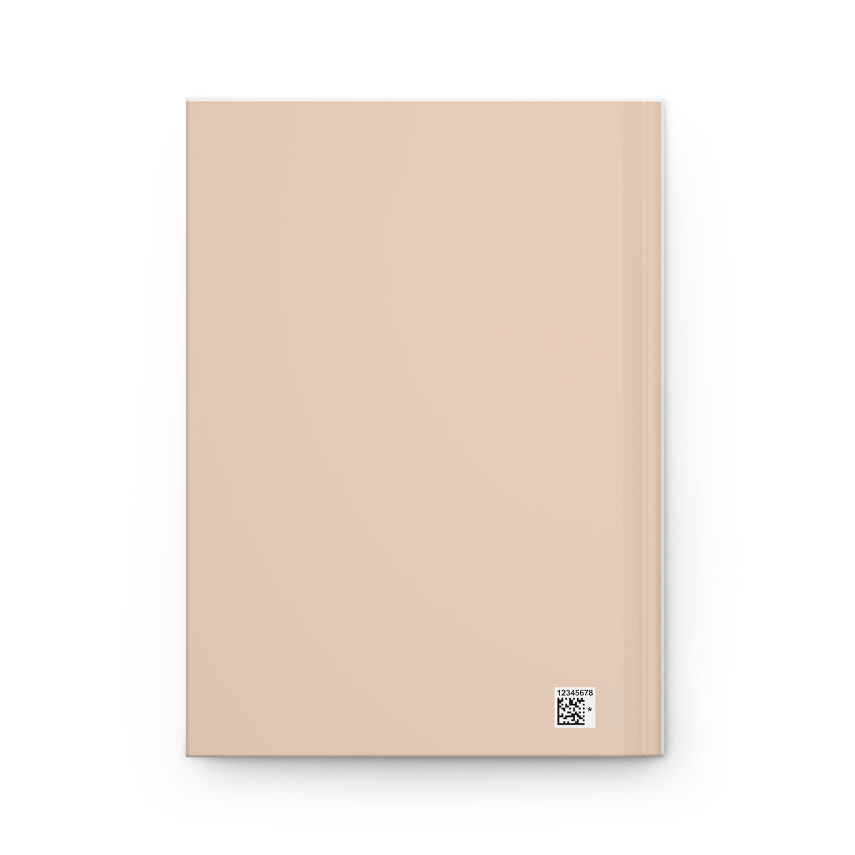 Christmas Cottage Hardcover Journal — Winter Village Scene Lined Notebook