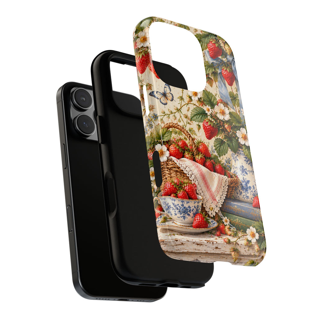 Strawberry Cottage Garden Phone Case