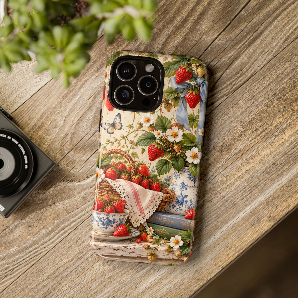 Strawberry Cottage Garden Phone Case