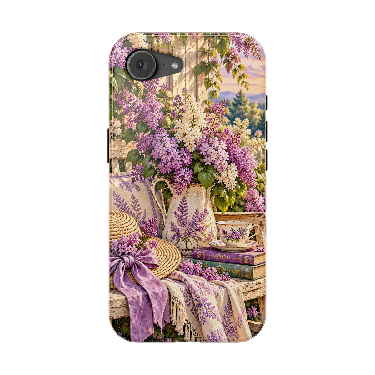Lavender Cottage Garden Magnetic Phone Case