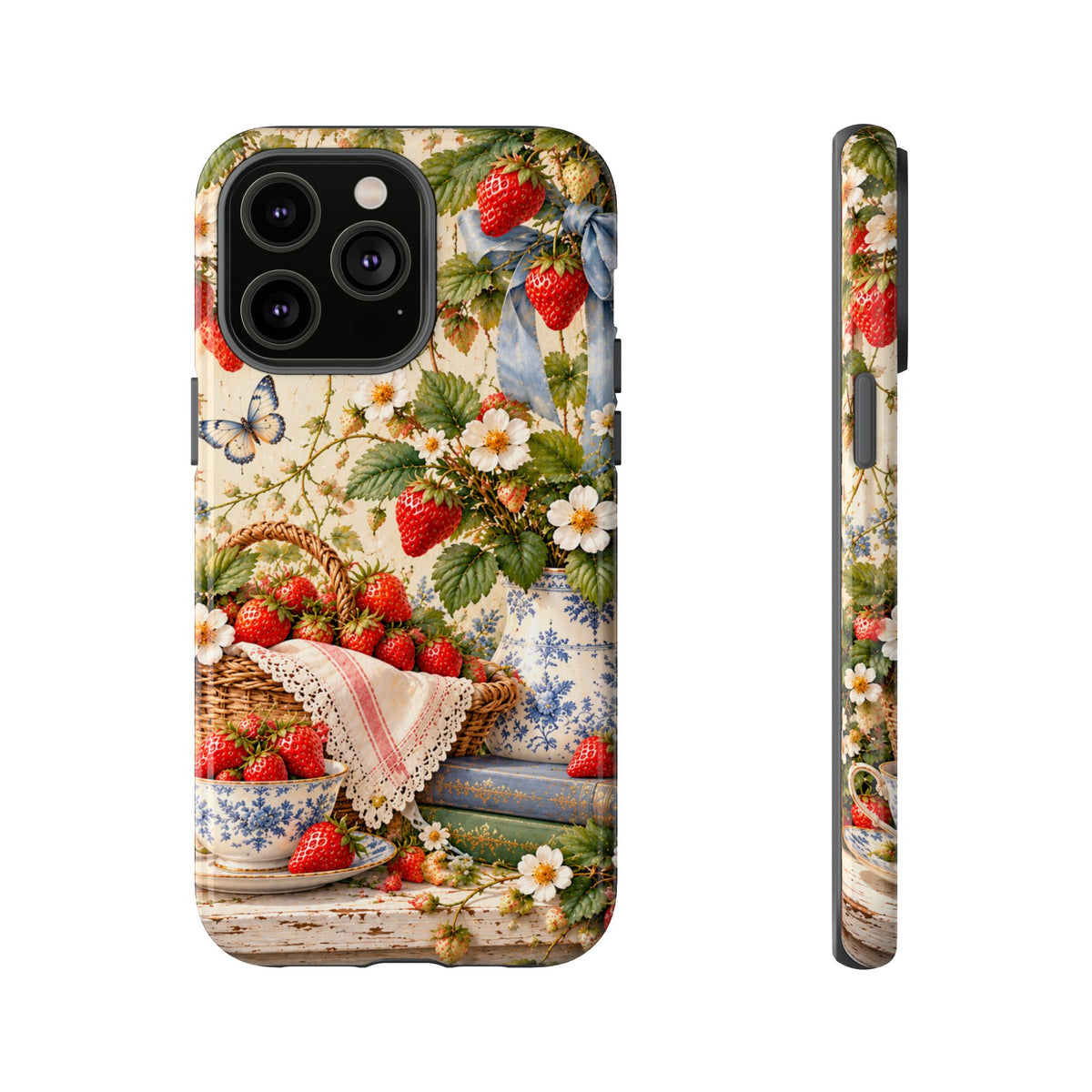 Strawberry Cottage Garden Phone Case