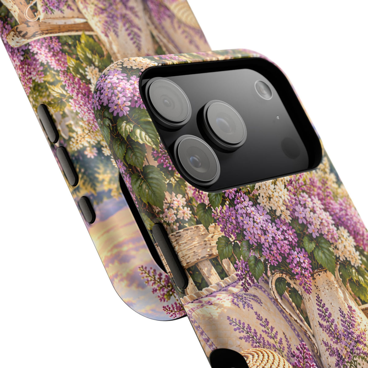 Lavender Cottage Garden Magnetic Phone Case