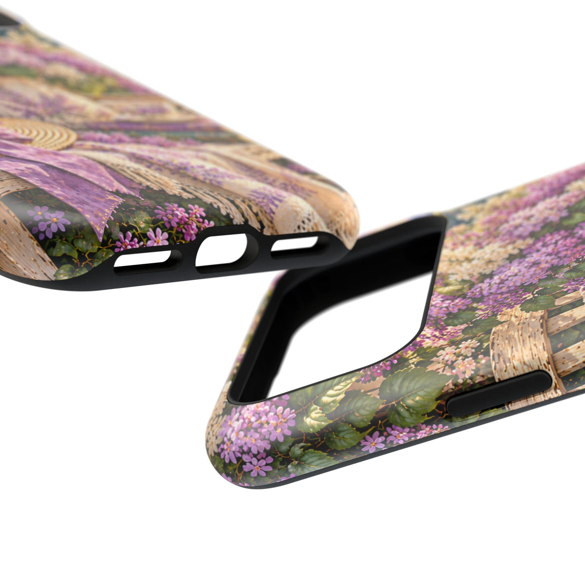 Lavender Cottage Garden Magnetic Phone Case