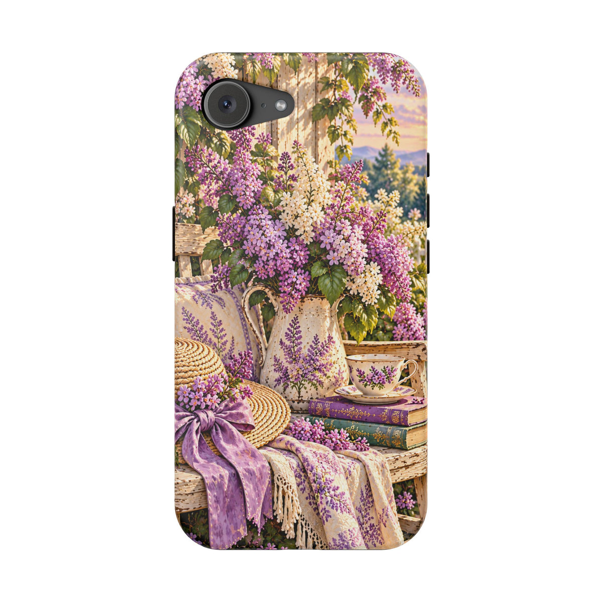 Lavender Cottage Garden Magnetic Phone Case