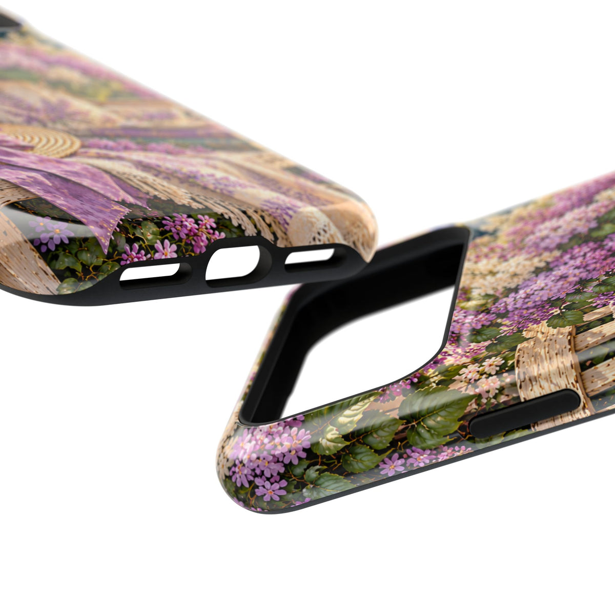 Lavender Cottage Garden Magnetic Phone Case