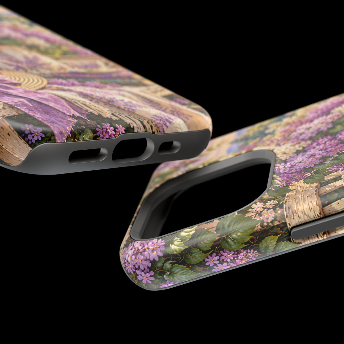 Lavender Cottage Garden Magnetic Phone Case
