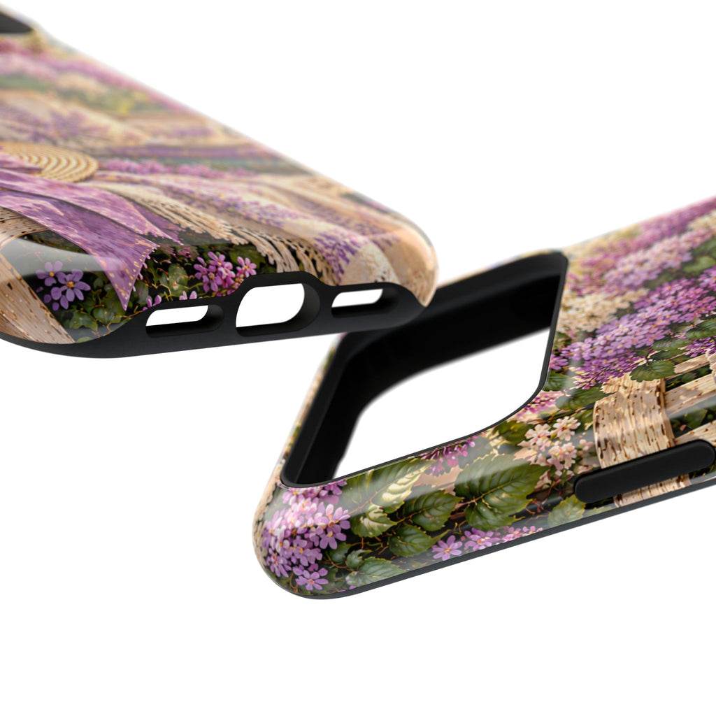 Lavender Cottage Garden Magnetic Phone Case