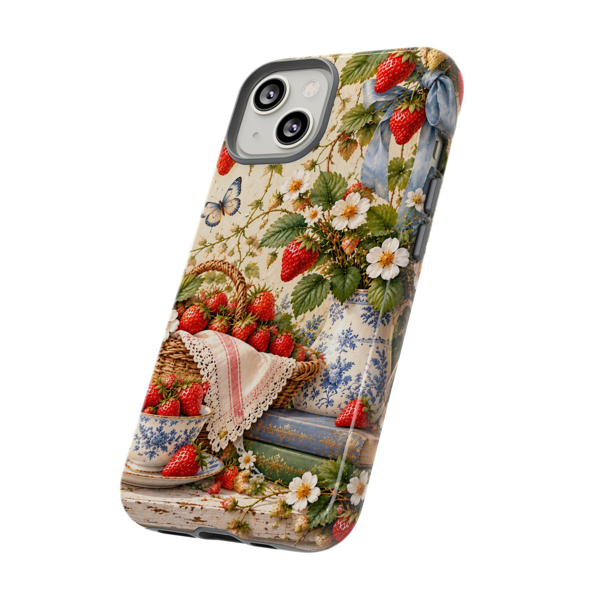Strawberry Cottage Garden Phone Case