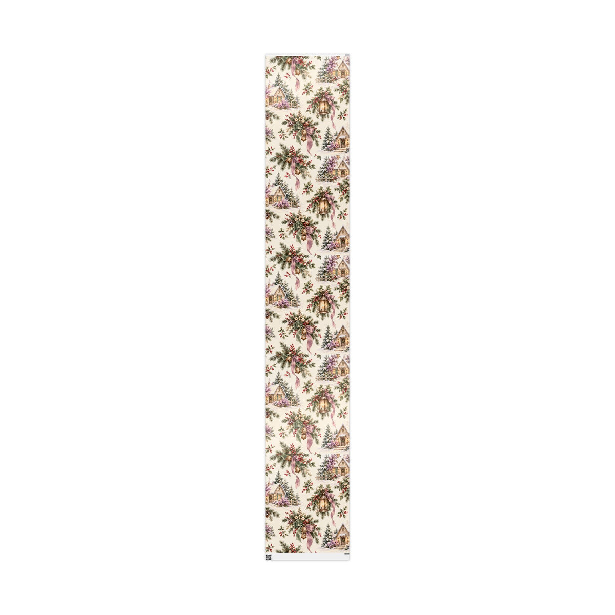 Holiday Botanicals Wrapping Paper — Vintage Holly & Berries