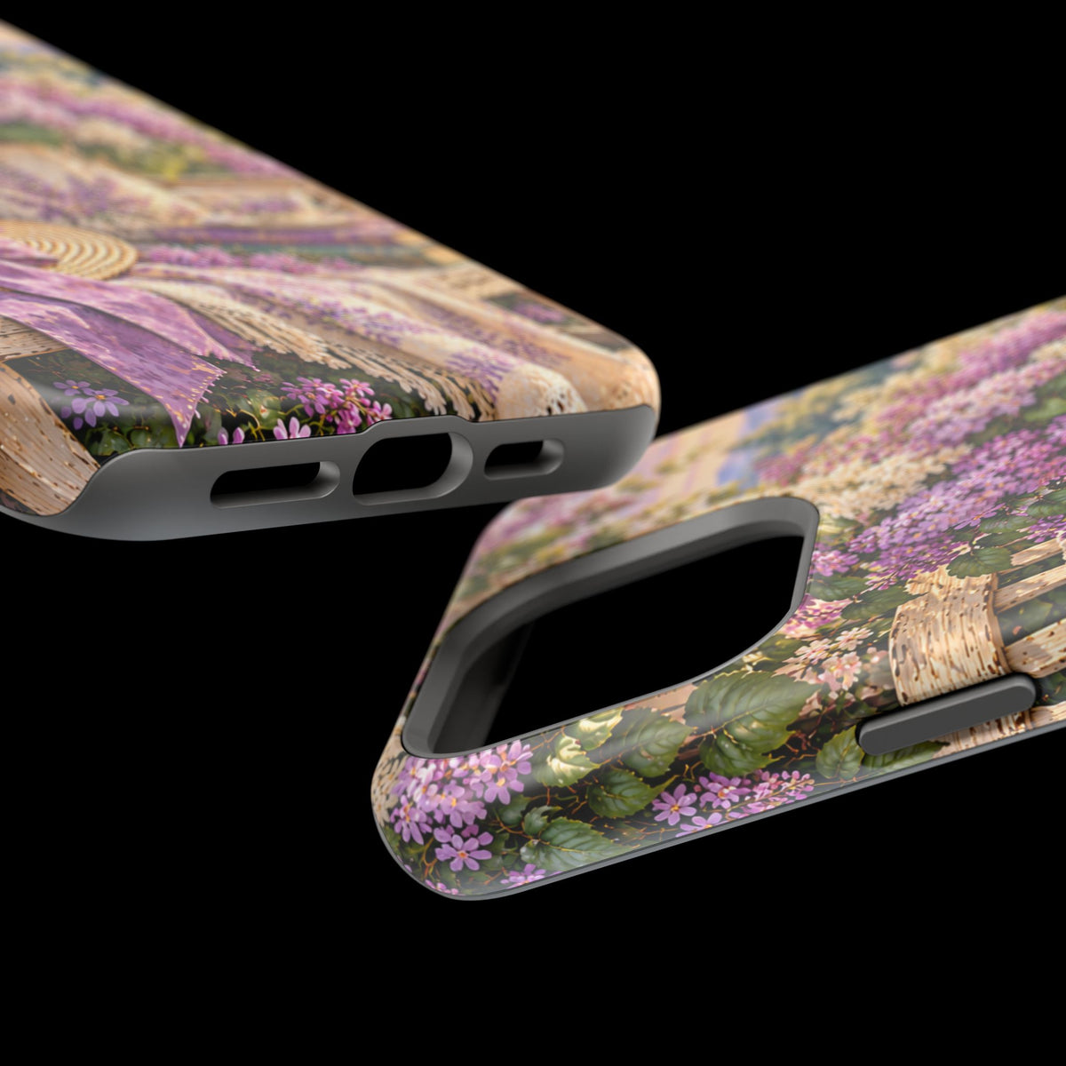 Lavender Cottage Garden Magnetic Phone Case