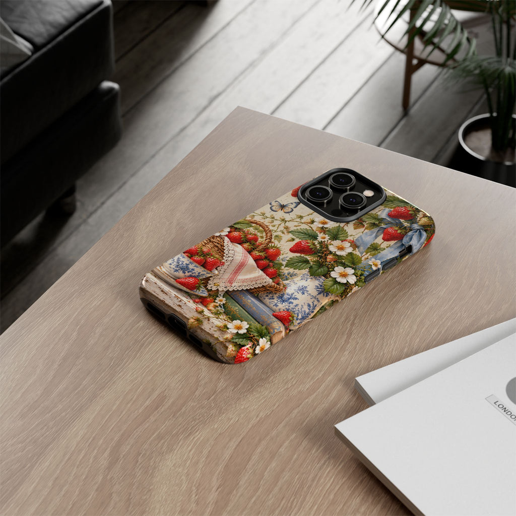 Strawberry Cottage Garden Phone Case