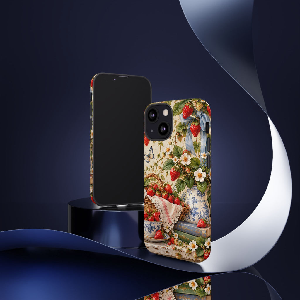 Strawberry Cottage Garden Phone Case
