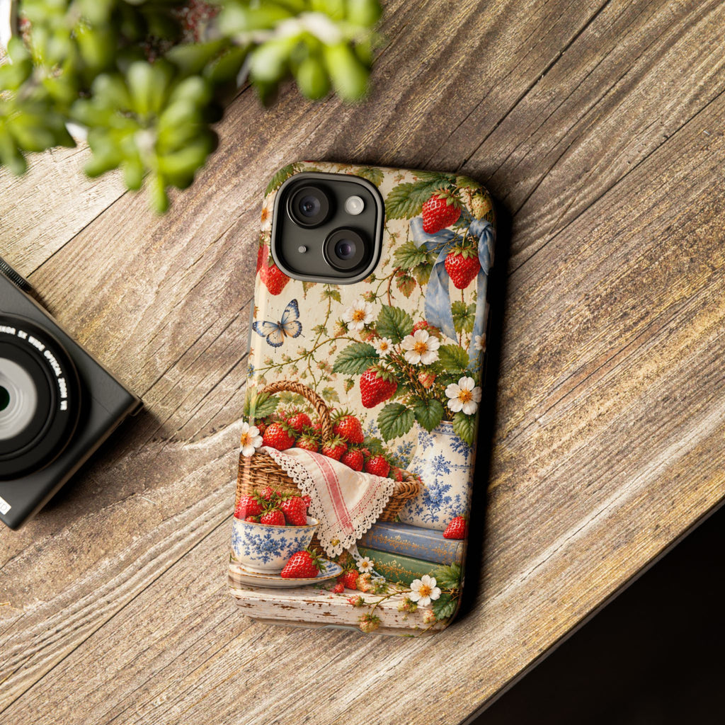 Strawberry Cottage Garden Phone Case