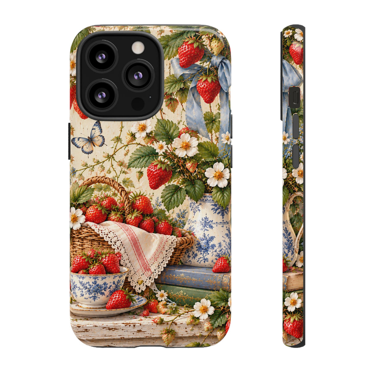 Strawberry Cottage Garden Phone Case