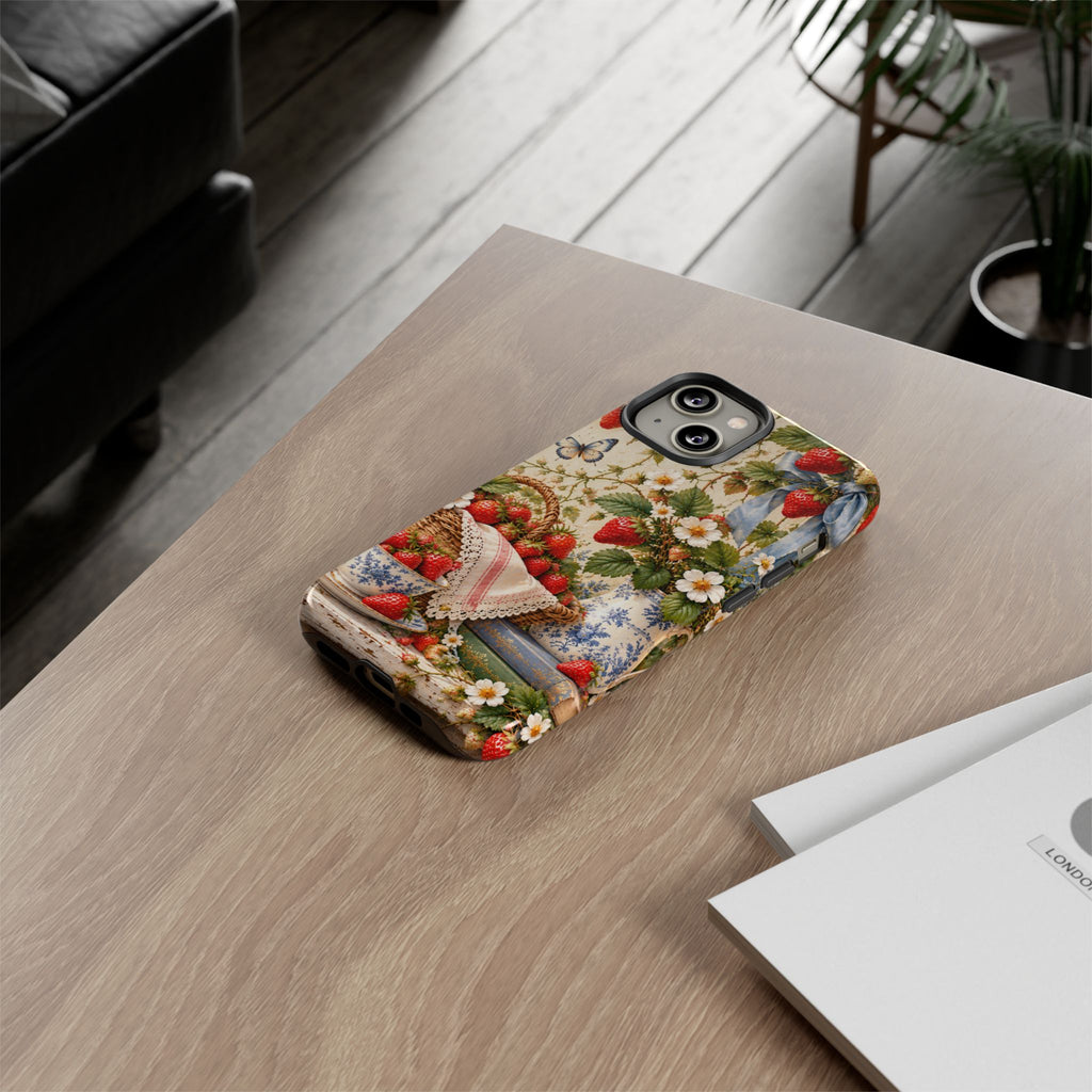 Strawberry Cottage Garden Phone Case
