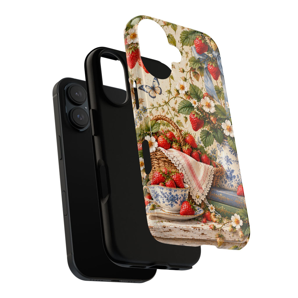 Strawberry Cottage Garden Phone Case