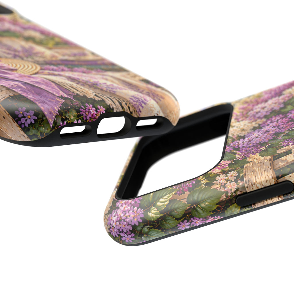 Lavender Cottage Garden Magnetic Phone Case
