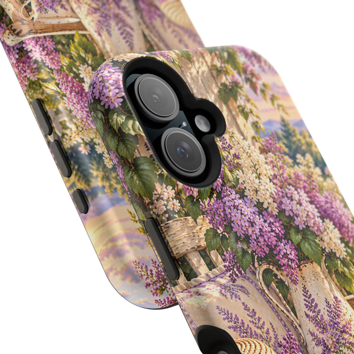 Lavender Cottage Garden Magnetic Phone Case