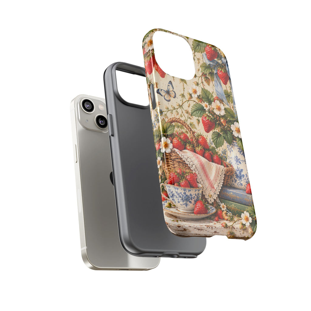 Strawberry Cottage Garden Phone Case