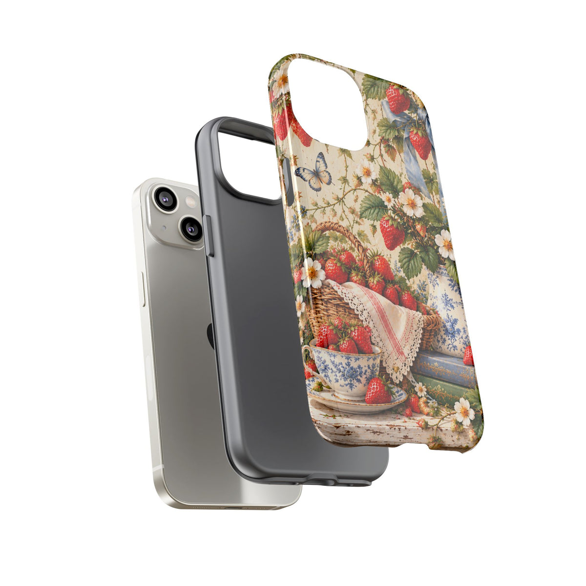 Strawberry Cottage Garden Phone Case