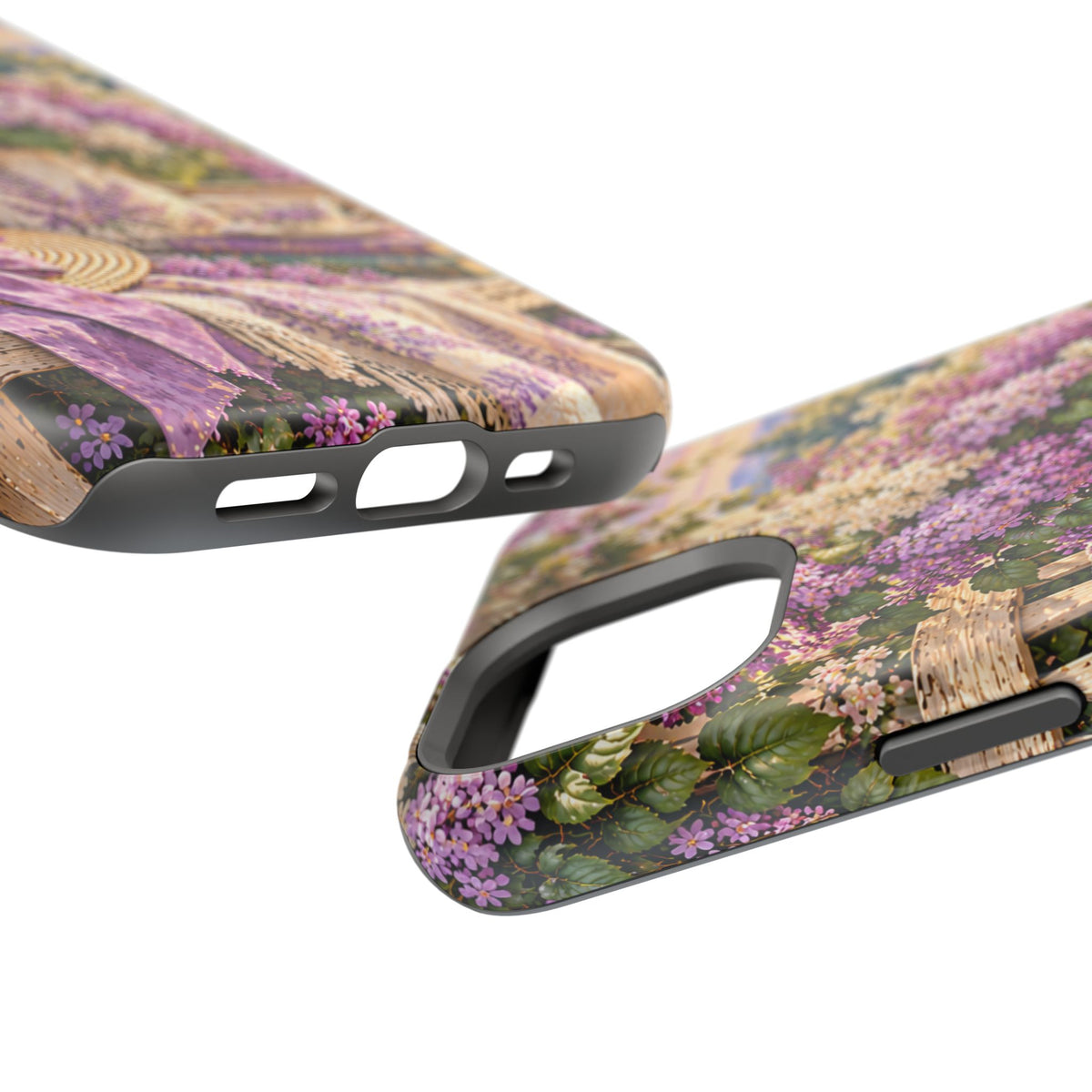 Lavender Cottage Garden Magnetic Phone Case