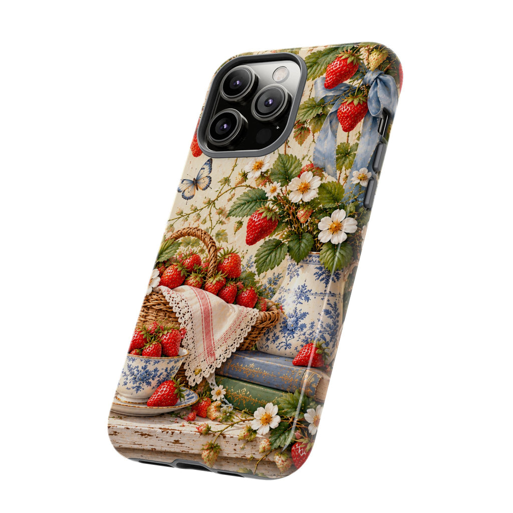 Strawberry Cottage Garden Phone Case