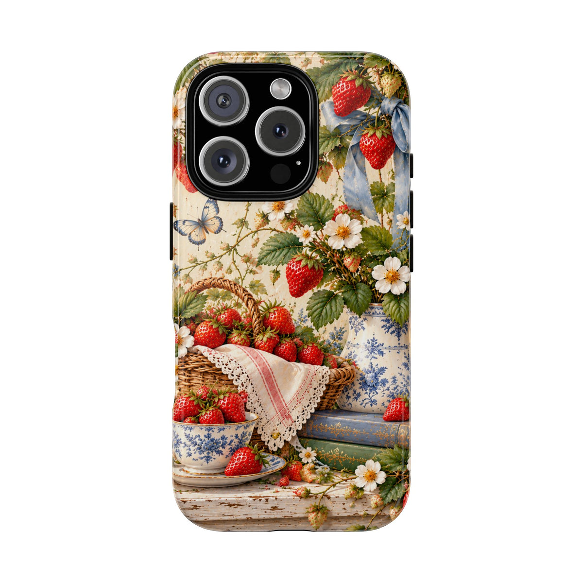 Strawberry Cottage Garden Phone Case