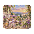 Lavender Cottage Mouse Pad — Garden Sunrise Desk Decor