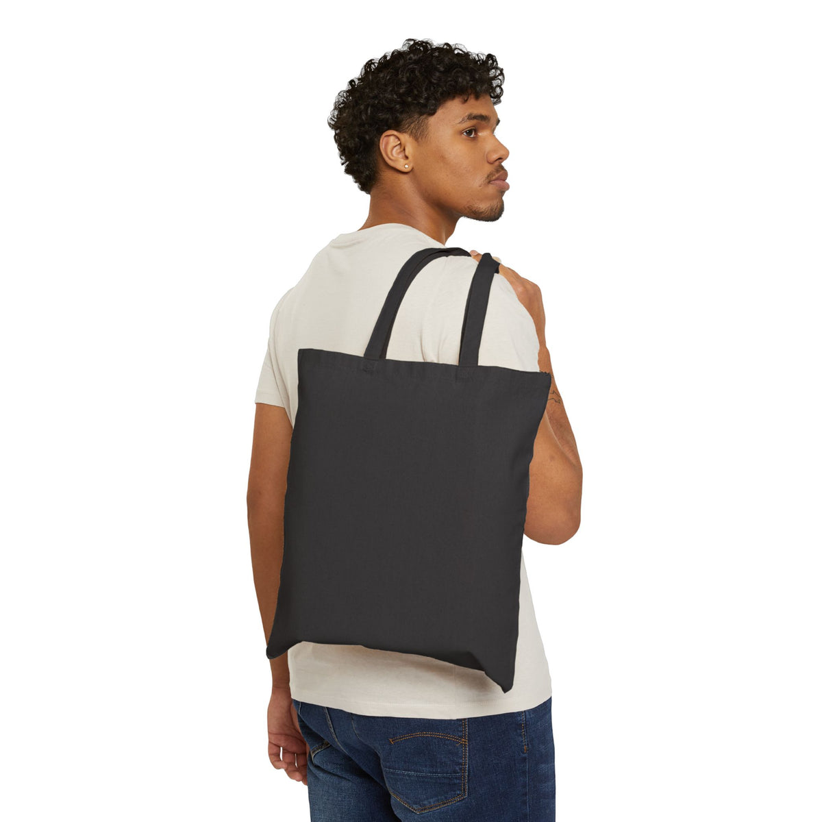 Lavender Porch Canvas Tote — Cottage Sunrise Market Bag