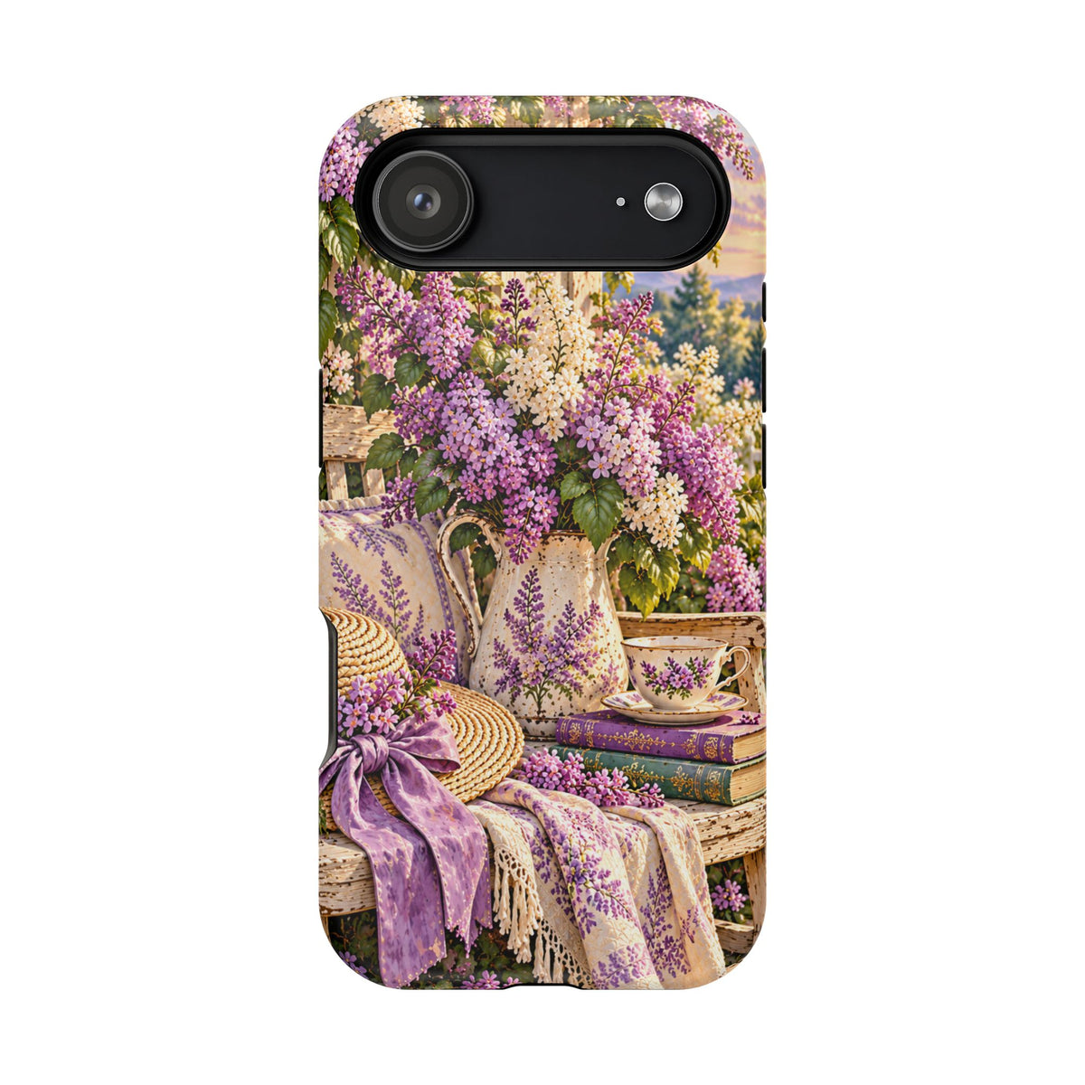 Lavender Cottage Garden Magnetic Phone Case
