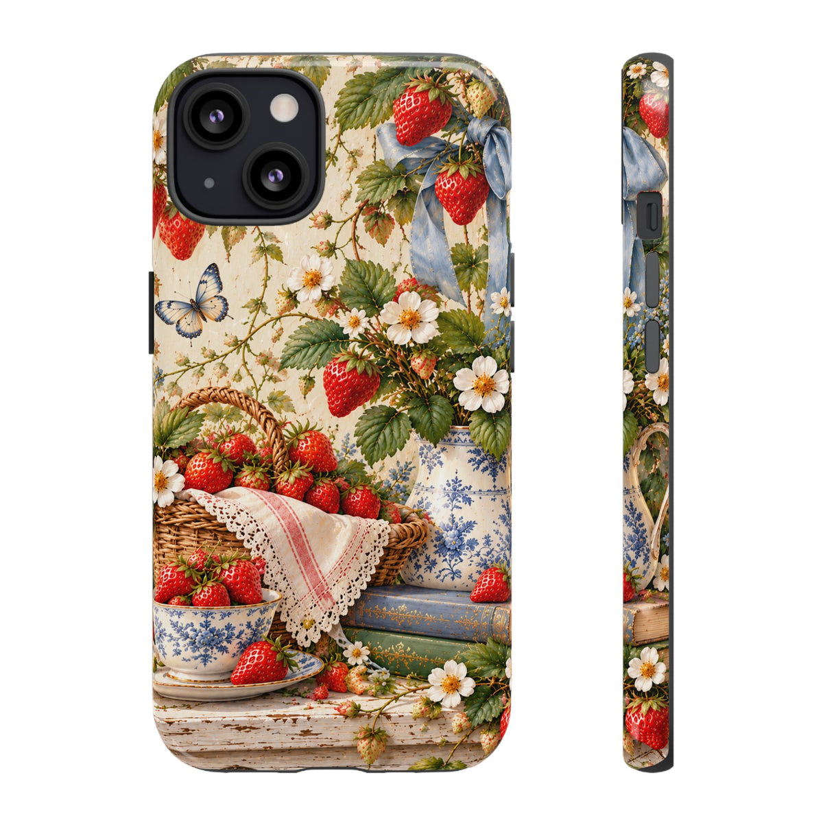 Strawberry Cottage Garden Phone Case