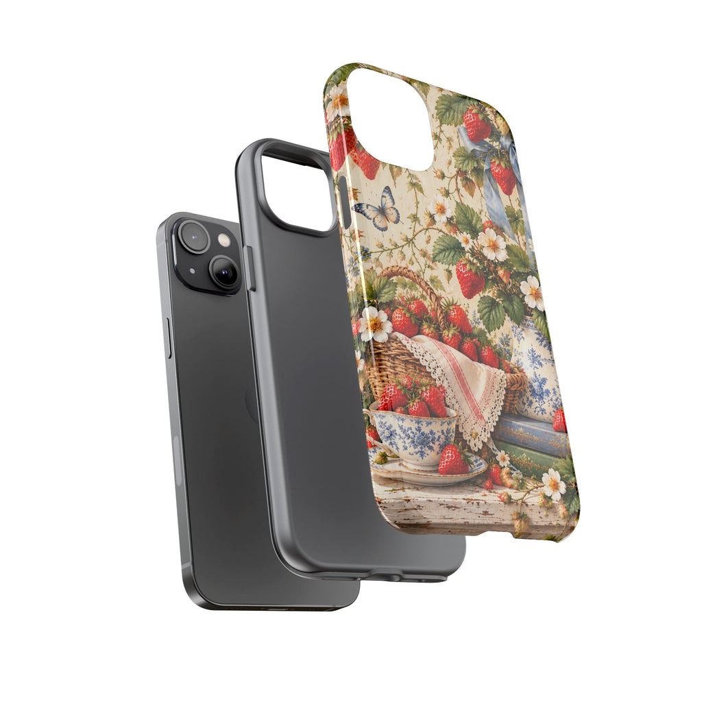 Strawberry Cottage Garden Phone Case