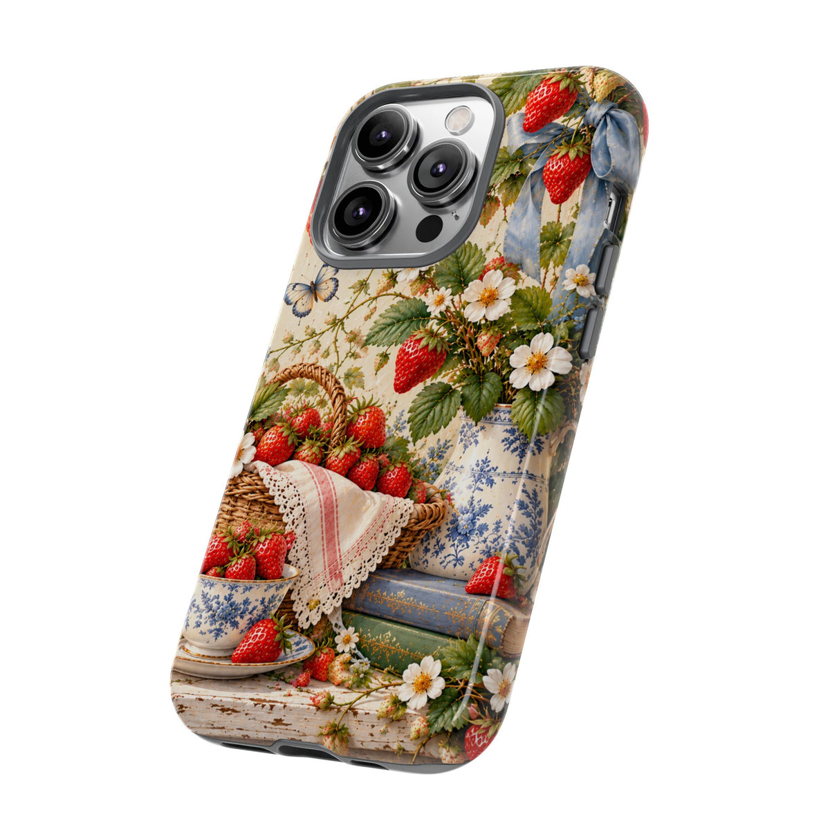 Strawberry Cottage Garden Phone Case