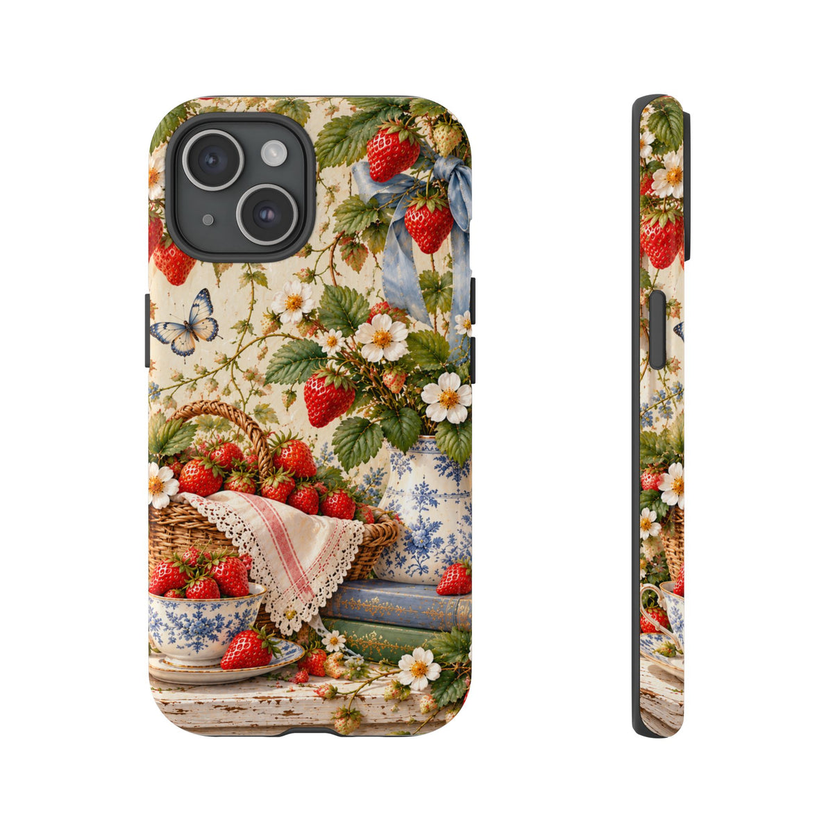 Strawberry Cottage Garden Phone Case